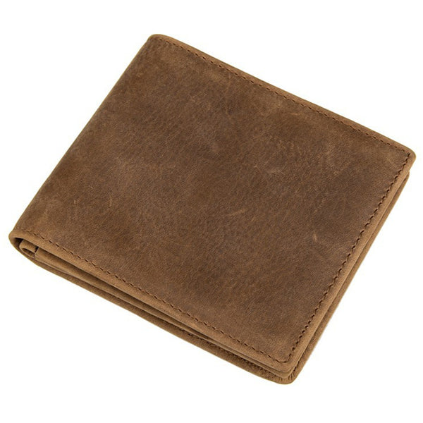 Luxury - Brown Zipper Leather - Wallet