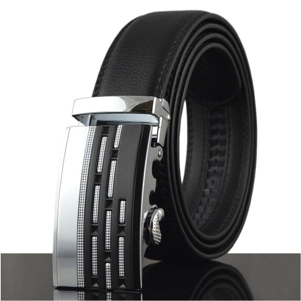 Luxury - Black Smooth Textured - Belts