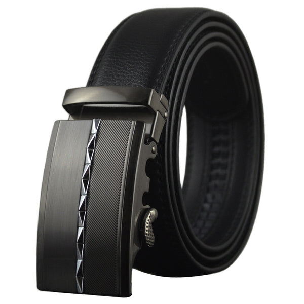 Luxury - Black Smooth Textured - Belts