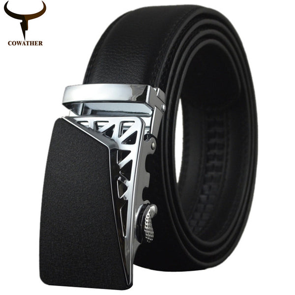 Luxury - Black Smooth Textured - Belts