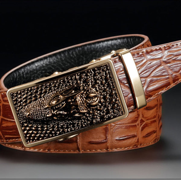 Luxury - Leather Alligator Pattern - Belts