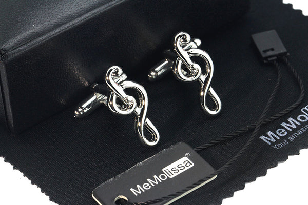 Luxury - Classical Music Note - Cuff links