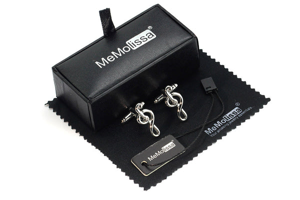 Luxury - Classical Music Note - Cuff links