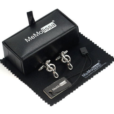 Luxury - Classical Music Note - Cuff links