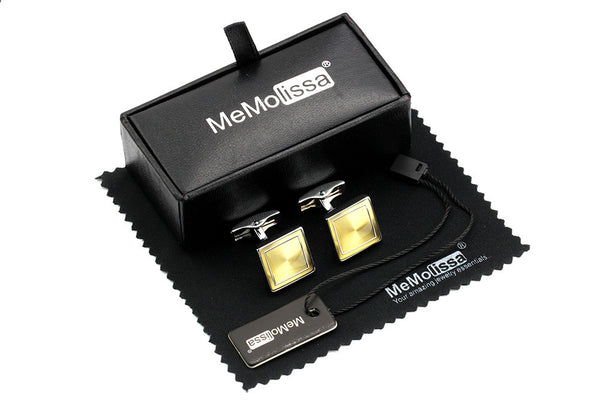 Luxury - Gold Square - Cuff links