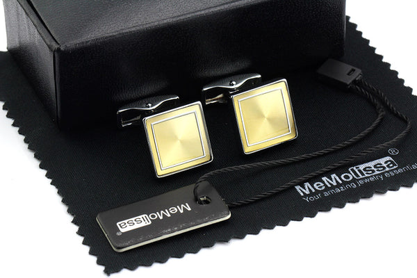 Luxury - Gold Square - Cuff links