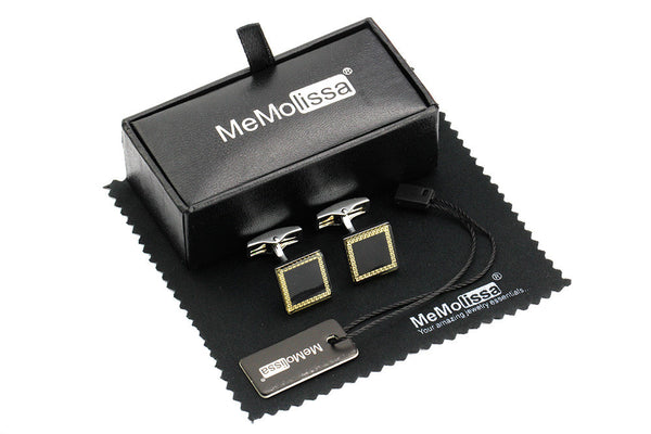 Luxury - Little Square Gold - Cuff links