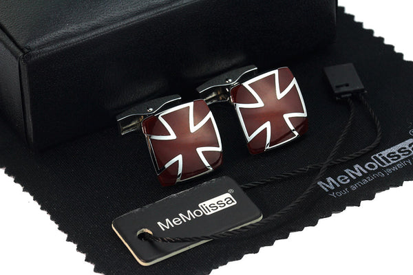 Luxury - Red Cross - Cuff links