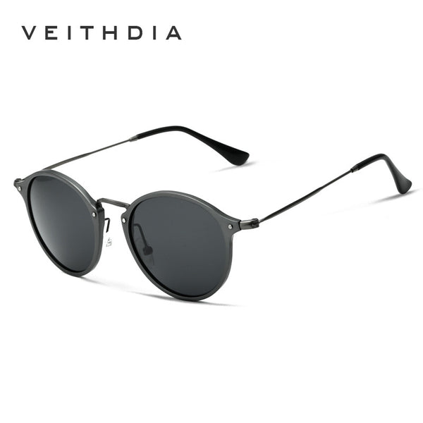 Veithdia - Mirror Driving Round - Sunglasses