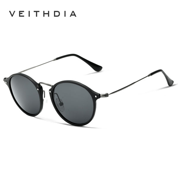 Veithdia - Mirror Driving Round - Sunglasses