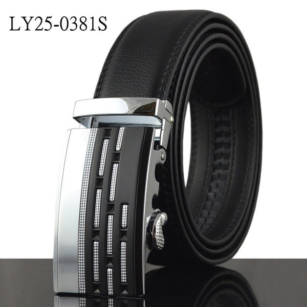 Luxury - Black Smooth Textured - Belts