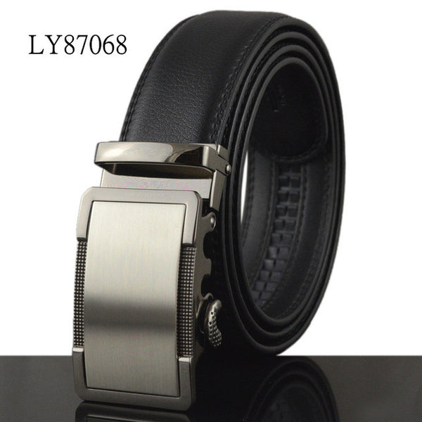 Luxury - Black Smooth Textured - Belts