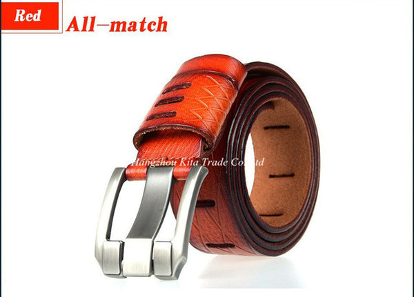 Luxury - Cowhide Pin Buckle - Belts